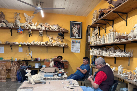 Visite des chefs-d&#039;œuvre de Oaxaca : Poterie, Alebrijes et argile noire