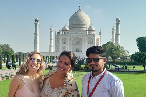 From Delhi Taj Mahal & full Day Agra Tour with 5 star lunch Ac Private Car + Tour Guide.