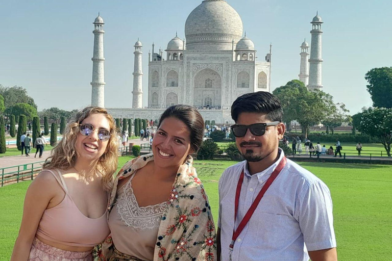 From Delhi Taj Mahal & full Day Agra Tour with 5 star lunch Ac Private Car + Tour Guide.