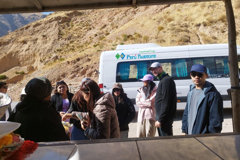 From Arequipa: Colca full day with dance show at breakfast