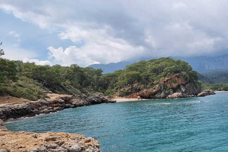 Antalya/Kemer : Excursion en bateau à Porto Genoese et bain de boue avec déjeunerOption de lieu de rendez-vous