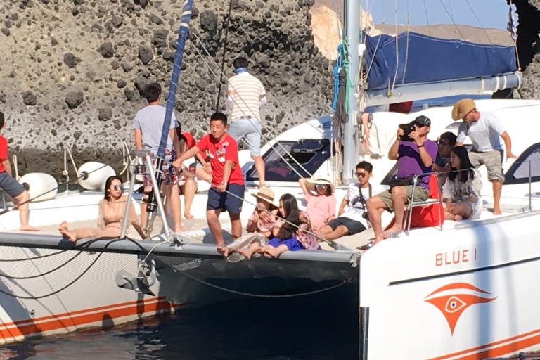 Ab Santorini: Kreuzfahrt mit Thirasia-Rundgang und Mittagessen