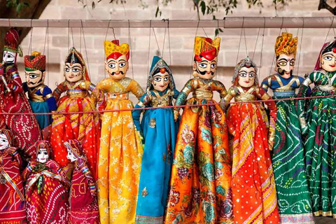 Jaipur: Bapu Bazaar Walking Tour with Street Food Private Transfer with Guide