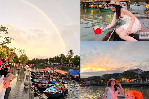 Hoi An : Lantern Boat Trip &amp; Release LanternHoi An : Lantern Boat Trip with Drooping Flower Lanterns