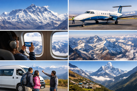 from Kathmandu Everest Scenic Flight with Transfer Everest Scenic Flight without Transfer – Indian Citizens