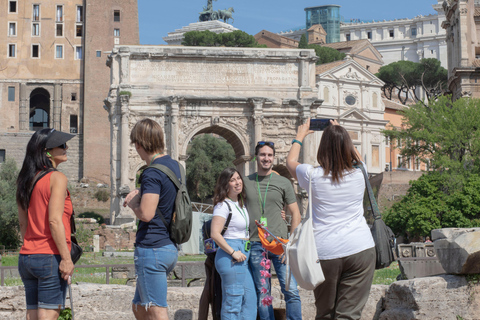 Roma: Tour guidato del Colosseo, del Foro Romano e del Palatino