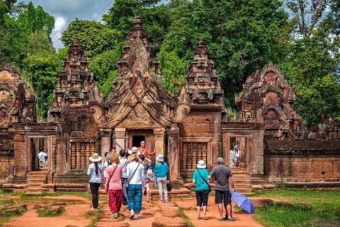 Full-Day Angkor Wat, Banteay Srei & Highlights Private Tour