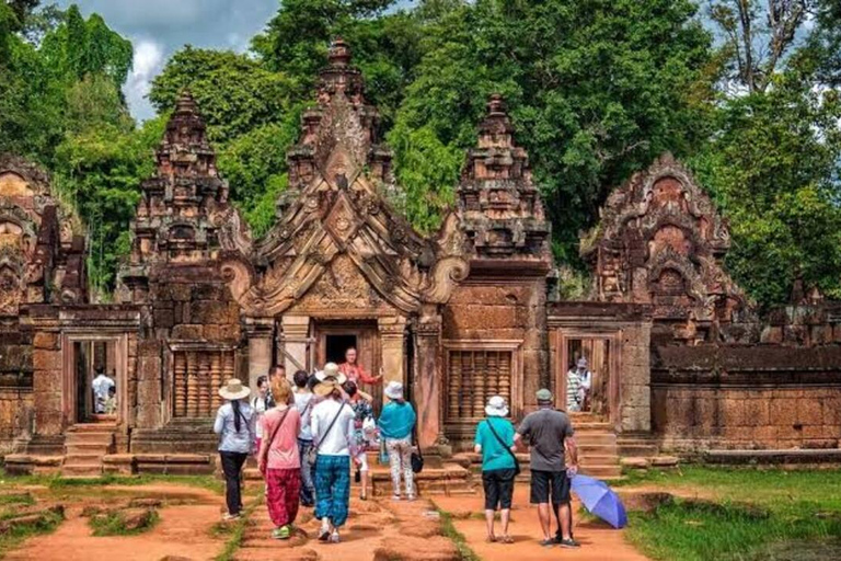 Full-Day Angkor Wat, Banteay Srei & Highlights Private Tour