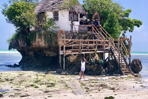 Zanzibar: Blue Lagoon, Rock Restaurant, Cave, and Beach Trip