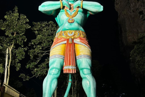 From Kuala Lumpur: Batu Caves Night Tour + Indian Set Dinner
