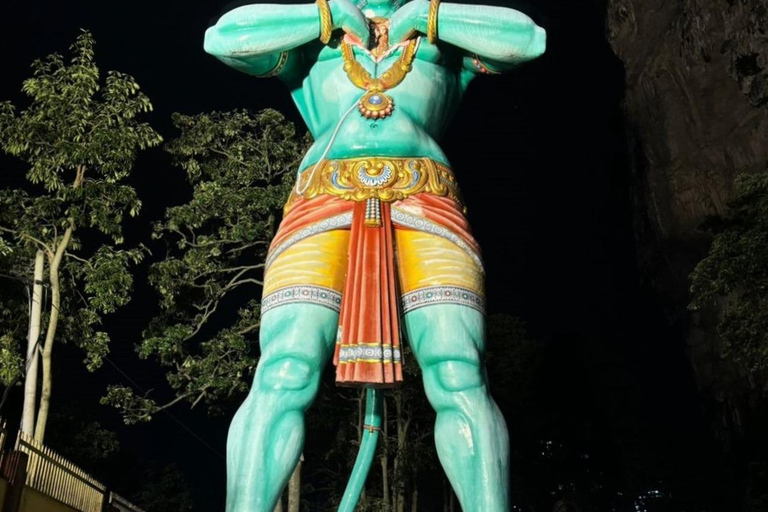 From Kuala Lumpur: Batu Caves Night Tour + Indian Set Dinner