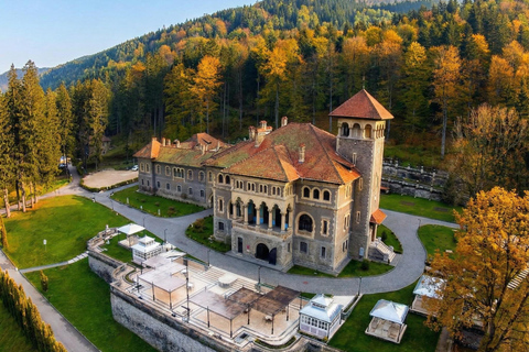 Bucharest Transylvania Castles: Peles, Dracula & “Wednesday” Audio Guide 24 Languages