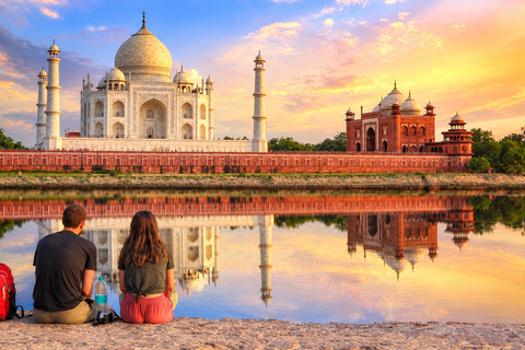 Agra Evening Tour with Sunset view of Taj Mahal By Car Agra: Sunset Tour of Agra Fort, Baby Taj & Mehtab Bagh