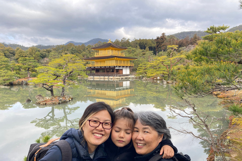 Kyoto: Private Tour with Licensed Guide & Vehicle Regular Car (Up to 2)