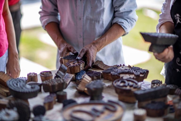 Jaipur: Natürliches Färben, Blockdruck, Tie &amp; Dye Workshop