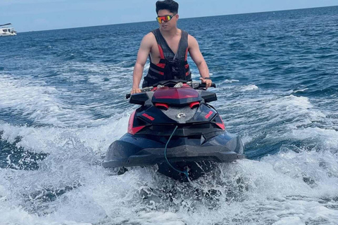 Bali Combo Jet Ski and Tandem Paragliding Adventure Jet-ski with instructor ( ticket only )