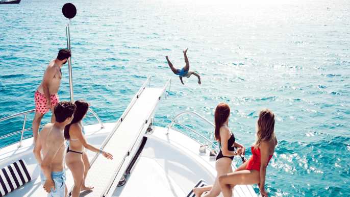 Bahía de Palma: Tour en barco con barbacoa, snorkel y opción de puesta de sol