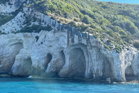 Zakynthos: Private Boat Cruise with Skipper or Self-Drive South with Captain:Turtles, Keri & Secret Caves