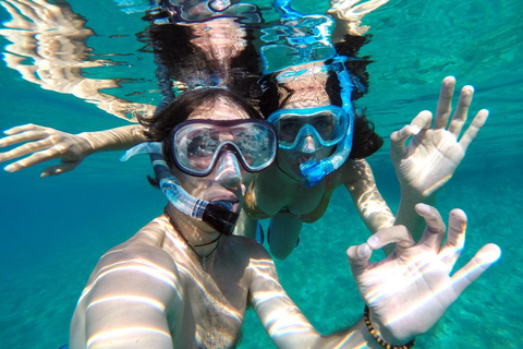 De Zanzibar: Passeio de mergulho com snorkel na Ilha Mnemba com almoçoExcursão compartilhada para mergulho com snorkel na Ilha Mnemba com almoço