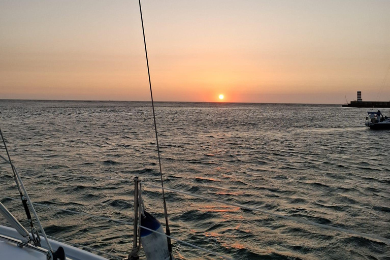 Porto,cruise with magical sunset ocean,open sail drink&snack Shared Magical Sunset Ocean