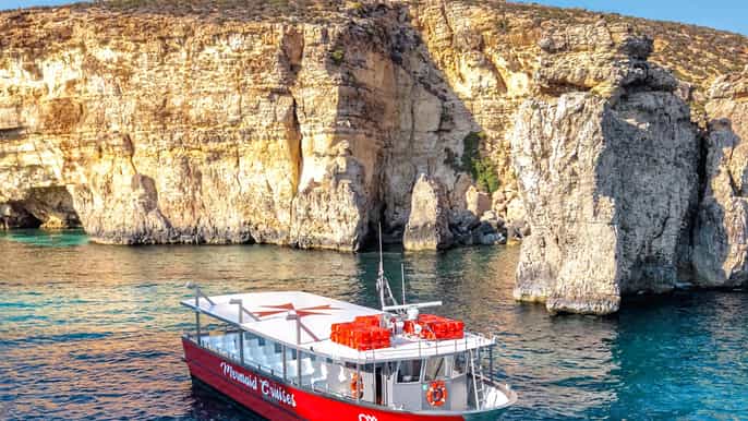 Malta: Gozo, Comino, Blue Lagoon & Sea Caves Cruise