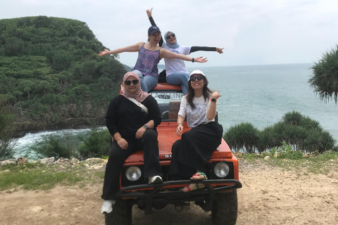 Jomblang Cave, Pindul Cave, and Timang Beach