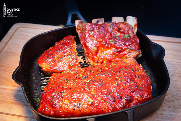 Bangkok: Baiyoke sky Dinner Buffet 79th Floor Stella Palace