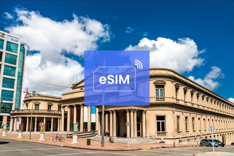 Montevideo: Plan mobilnej transmisji danych eSIM w Urugwaju50 GB/ 30 dni: tylko Urugwaj