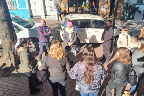 Aula de Arte Fileteado em pequenos grupos e excursão a pé em San Telmo