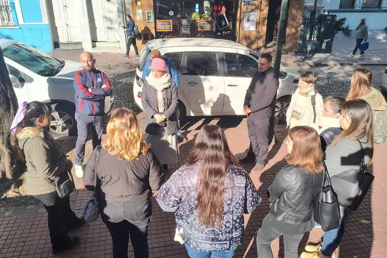 Aula de Arte Fileteado em pequenos grupos e excursão a pé em San Telmo