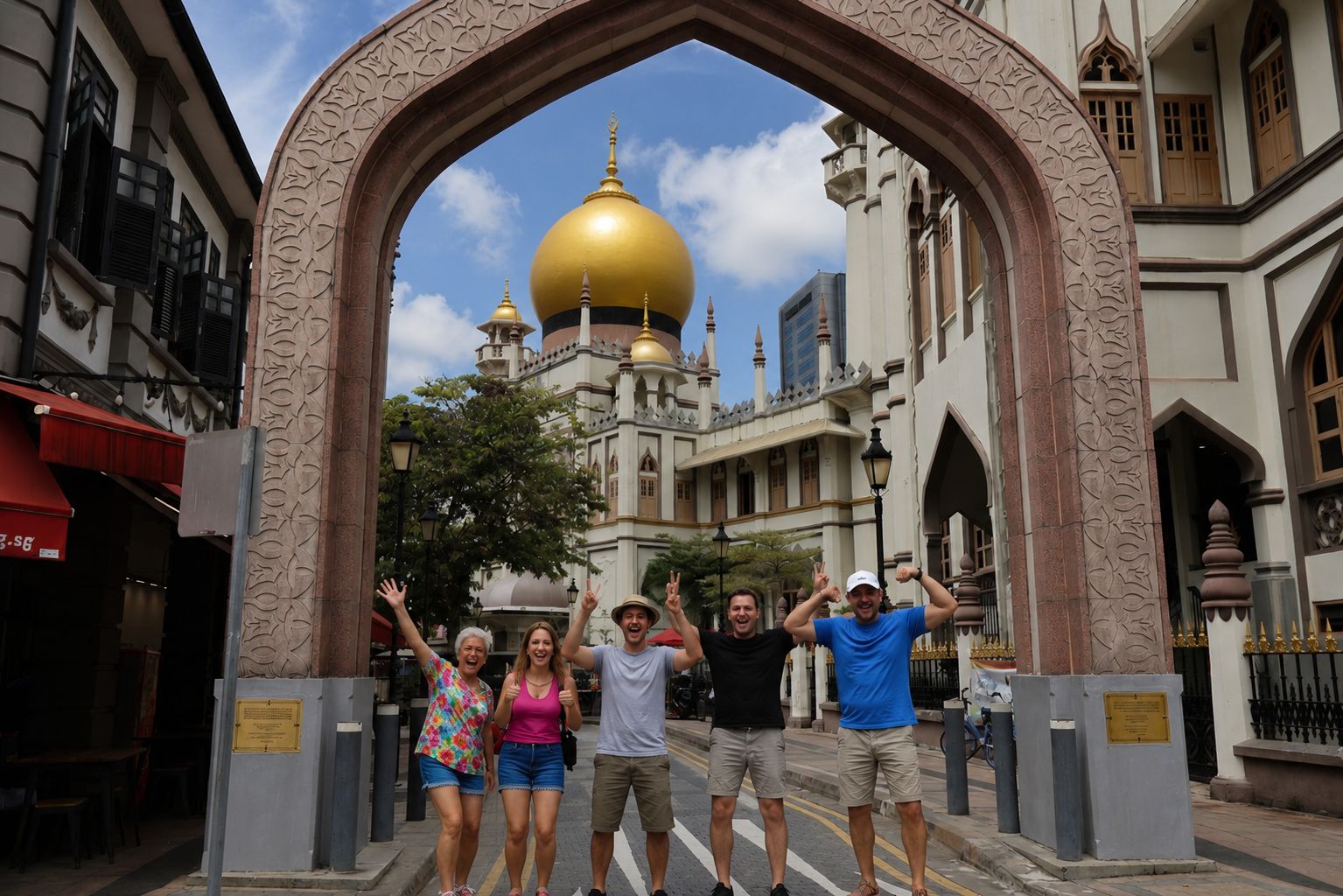 Singapur: Rundgang durch Chinatown, Little India und Arab Street