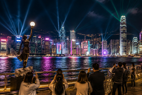 Hong Kong: Victoria Harbour Night Walk & Symphony of Lights