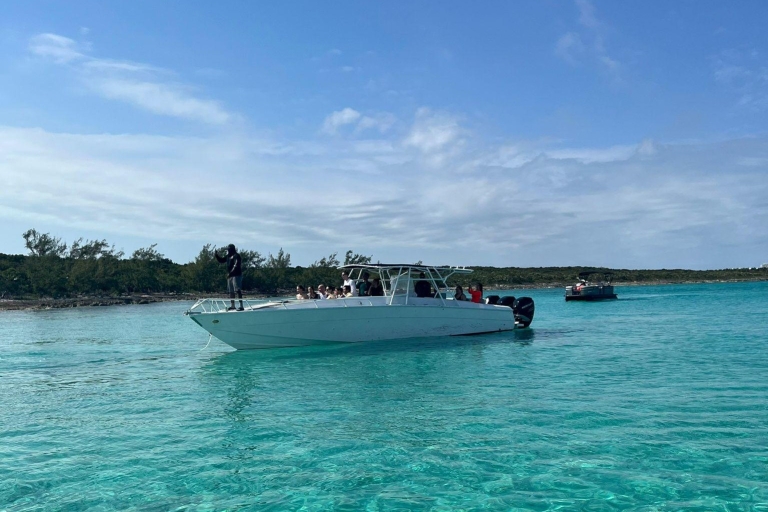 Nassau: privé speedboot, snorkelen en zwemmen met varkens TourPrivérondleiding