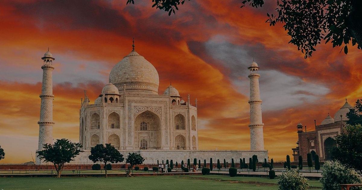 Von Delhi Aus Taj Mahal Sonnenaufgang Und Alt Delhi Tour Mit Dem