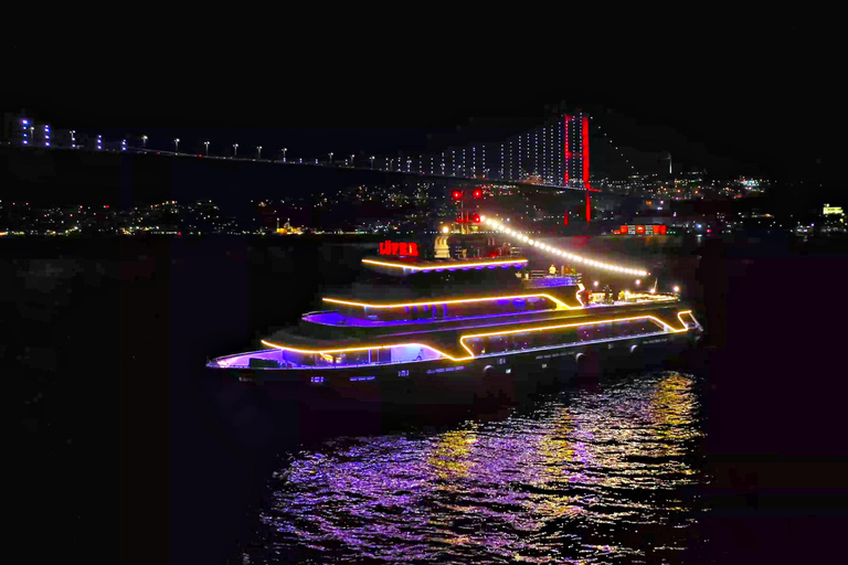 Istanbul: Bosphorus Dinner Cruise with Live Entertainment Bosphorus Dinner Cruise, Soft Drink w/ Transfer