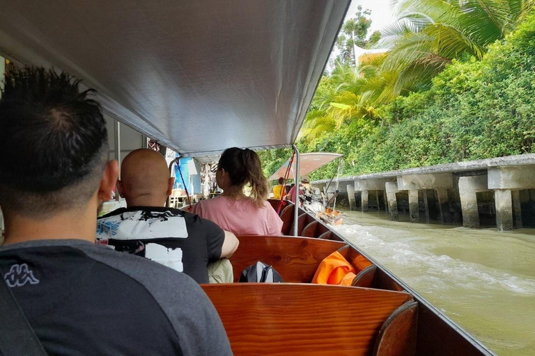 BKK : Marché flottant privé de Damnoen Saduak et marché des trains