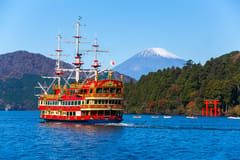 Tokio: Tour nach Hakone & Enoshima, Owakudani-Seilbahn, Blick auf den Berg Fuji