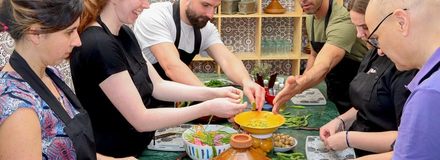 Marrakech : cours de cuisine marocaine avec un chef local