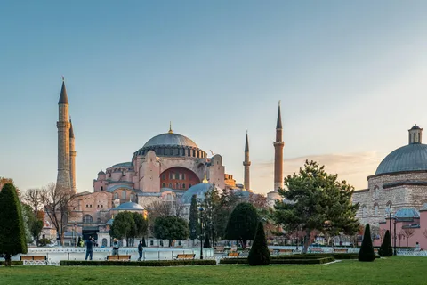 Istambul: Visita guiada a pé à Mesquita Azul e à Hagia Sophia