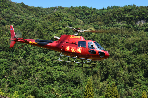 Zhangjiajie: Helicopter Flight over Avatar Mountains Sanguansi Helicopter Flight Experience Route D