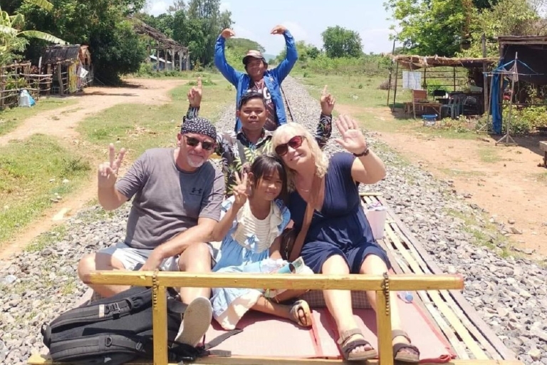 Battambang bamboe trein privé dagvullende tour vanuit Siem Reap