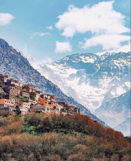 Au départ de Marrakech : journée complète dans les montagnes de l'Atlas avec déjeuner - trekking