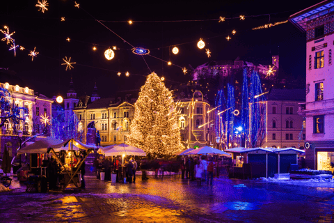 从里雅斯特出发：卢布尔雅那和圣诞魔法 - 导游陪同的巴士之旅
