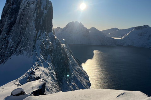 Tromsø: Snowshoe Hike on Senja to Hesten with Views of Segla From Tromsø: Snowshoe Hike to Hesten