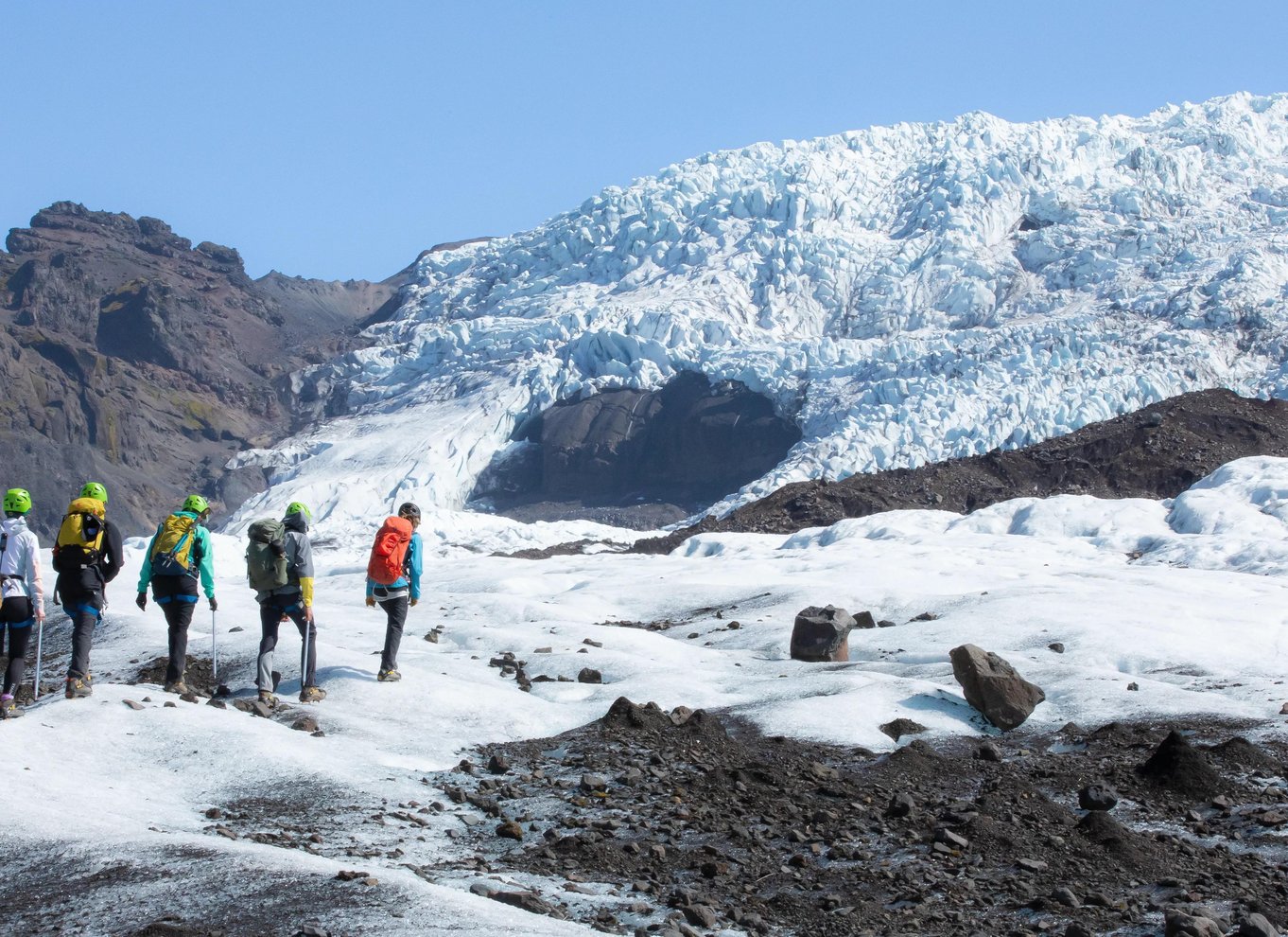 Skaftafell: Falljokull-gletsjeren – let vandretur i gruppe