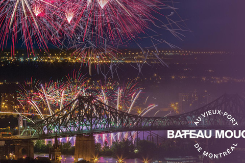 Montreal: Fireworks Boat Cruise Fireworks Window Dinner Cruise - Bateau-Mouche Montreal