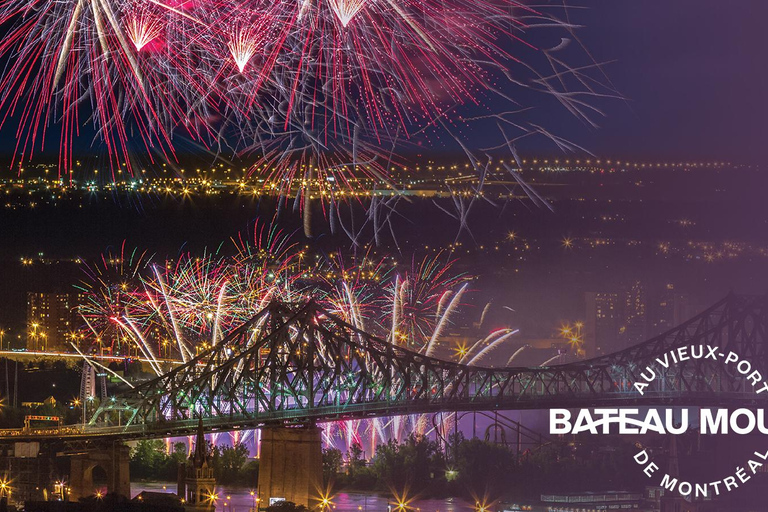 Montreal: Fireworks Boat Cruise Fireworks Window Dinner Cruise - Bateau-Mouche Montreal