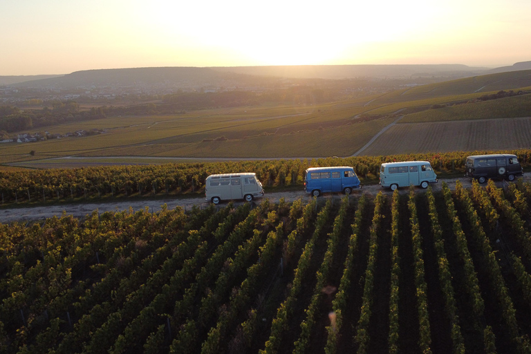 Tour Vintage de Noël - EpernayTour en petit groupe en Renault Estafette