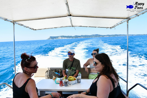 Lefkimmi: Small-Group Fishing Trip with Freshly Cooked Meal