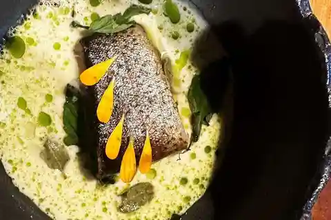 Local haute cuisine tasting menu dinner